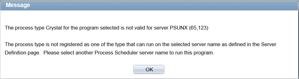 PSUNX Error when running Reports